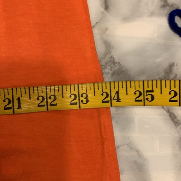 🍉JESS Jessica Simpson Orange and White Tie Dye Maxi Skirt size XL EUC - Picture 4 of 8